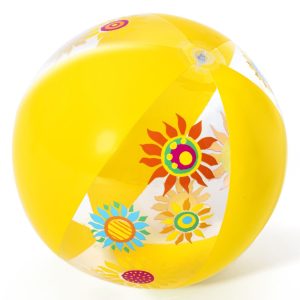 Bestway Desenli Deniz Topu 51 Cm Sarı
